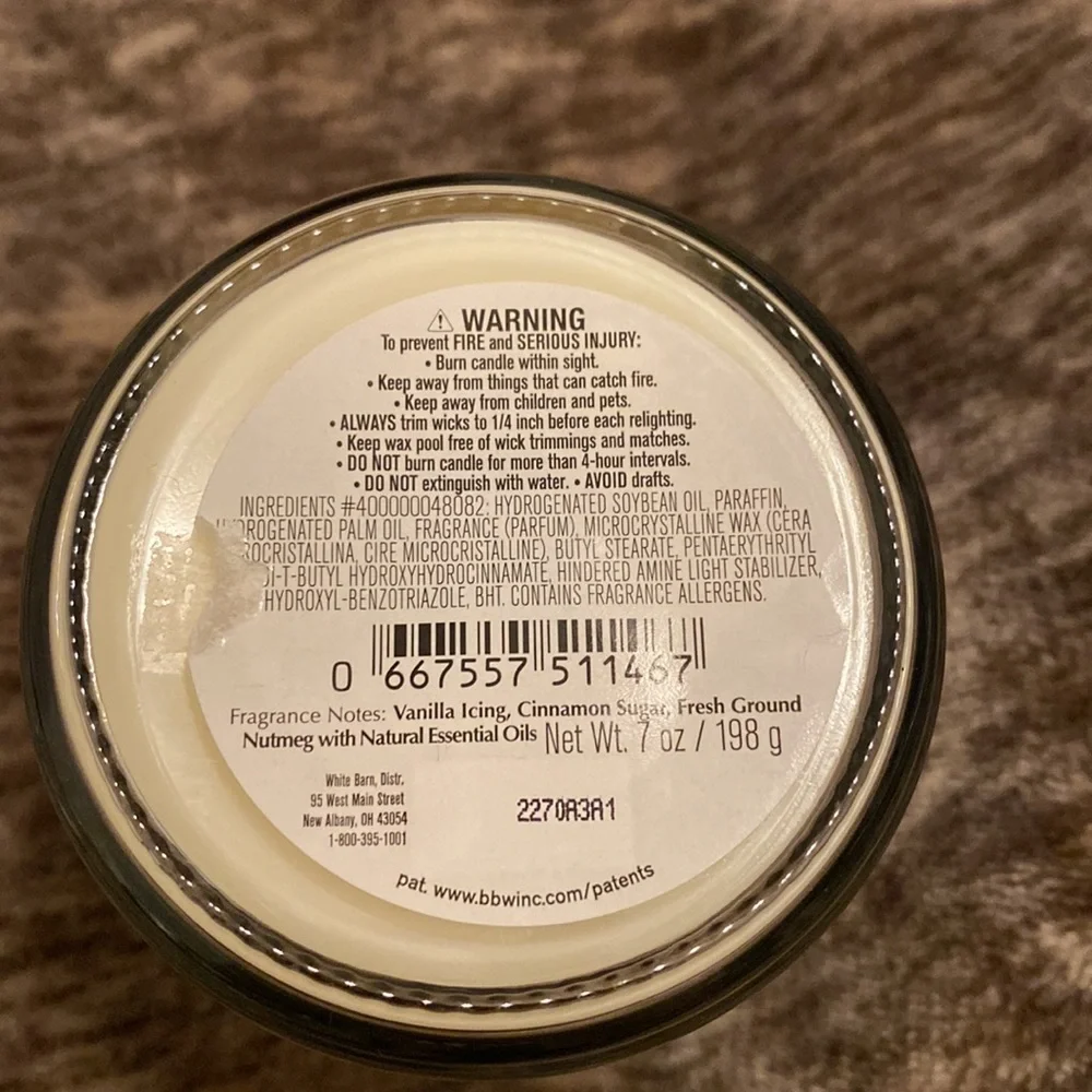 Bath & Body Works Spiced Gingerbread‎ 1 Wick Candle